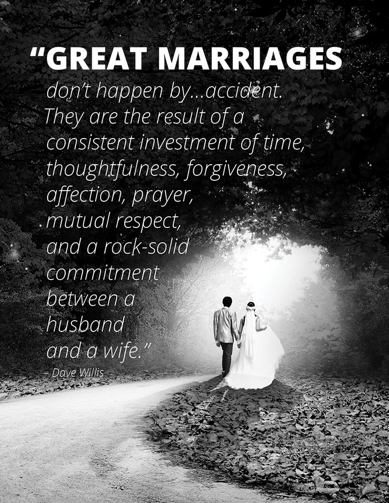 Great marriages require commitment