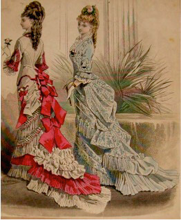 1877 Victorian Dress