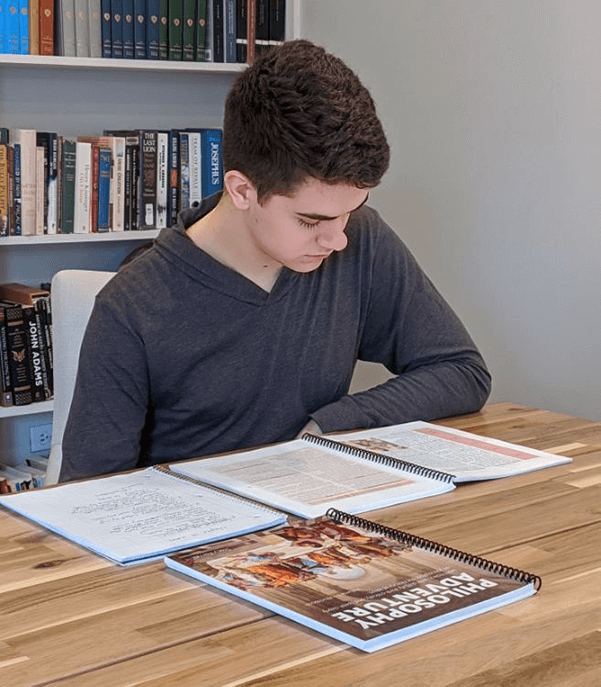 Young man studying Philosophy Adventure