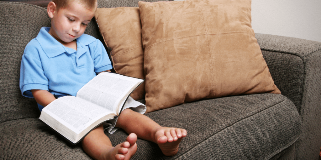 Short Bible verses make it easier for children to memorize Scripture