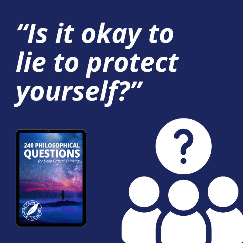 Is it okay to lie to protect yourself?