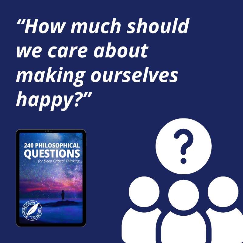 How much should we care about making ourselves happy?