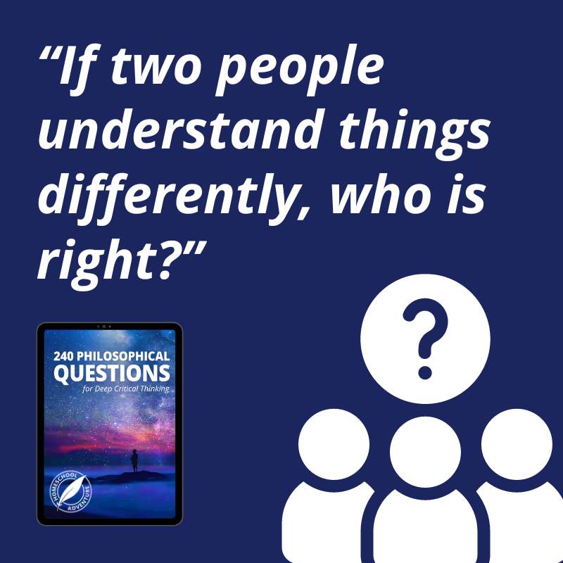 If two people understand things differently, who is right?